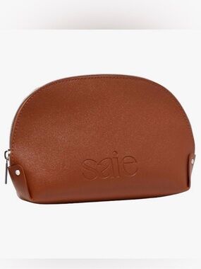 Saie Brown  Makeup Bag / Cosmetic Pouch – New